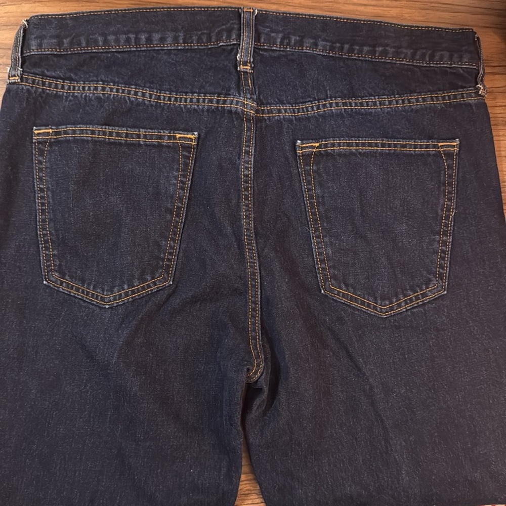 Old Navy Men's Slim Fit Jeans - Dark Blue - Picture 5 of 8